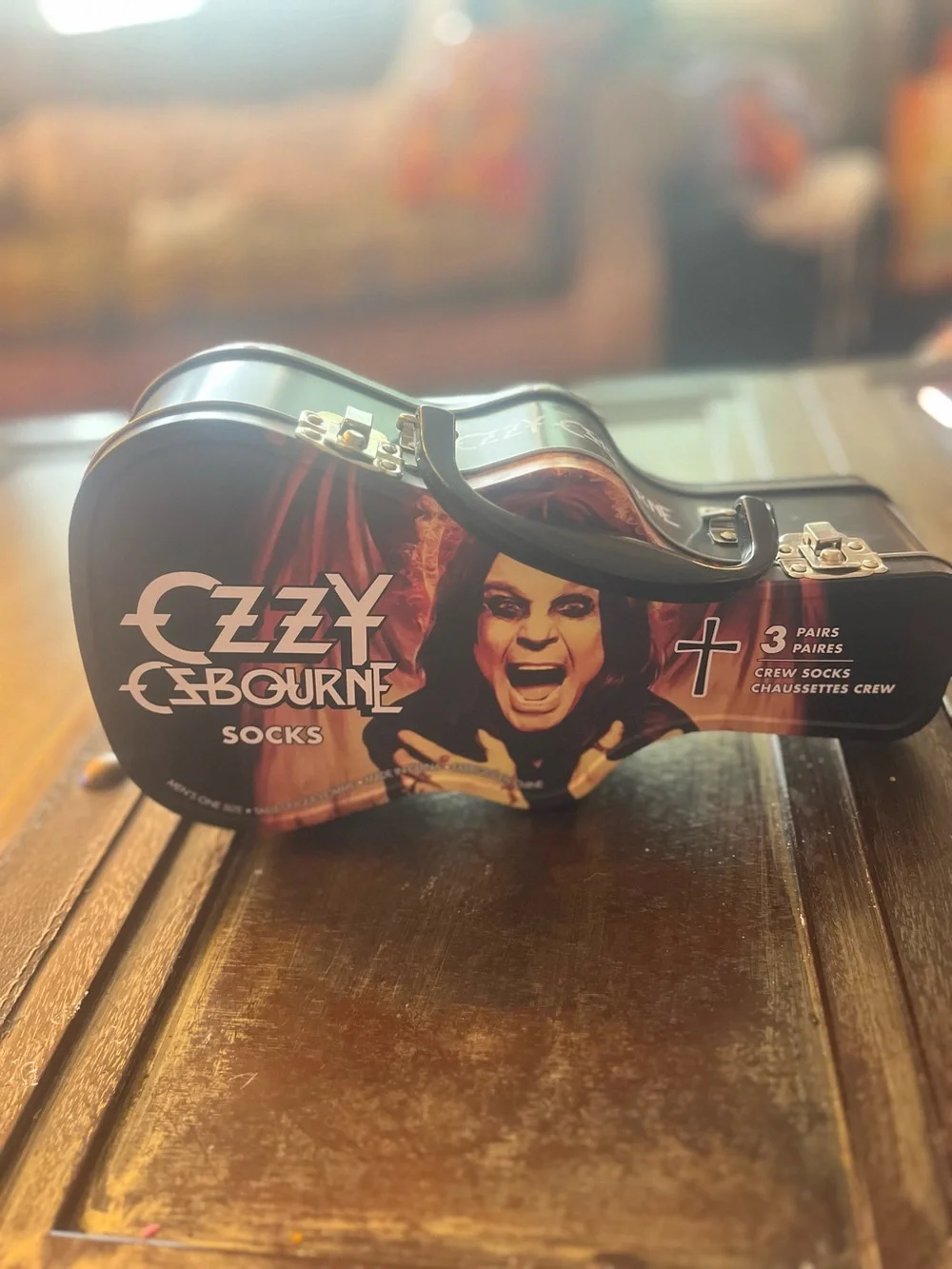 Ozzy Osbourne Guitar Case Socks Set - 3 pair
